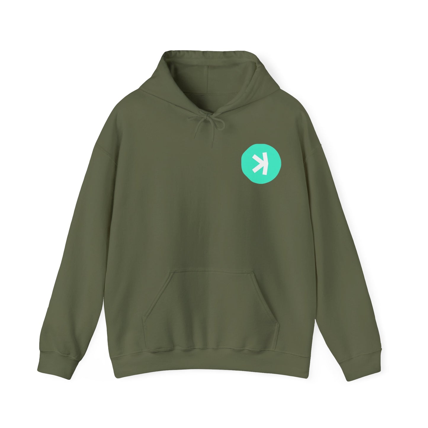 Kaspa logo - Unisex Heavy Blend Pullover Hoodie