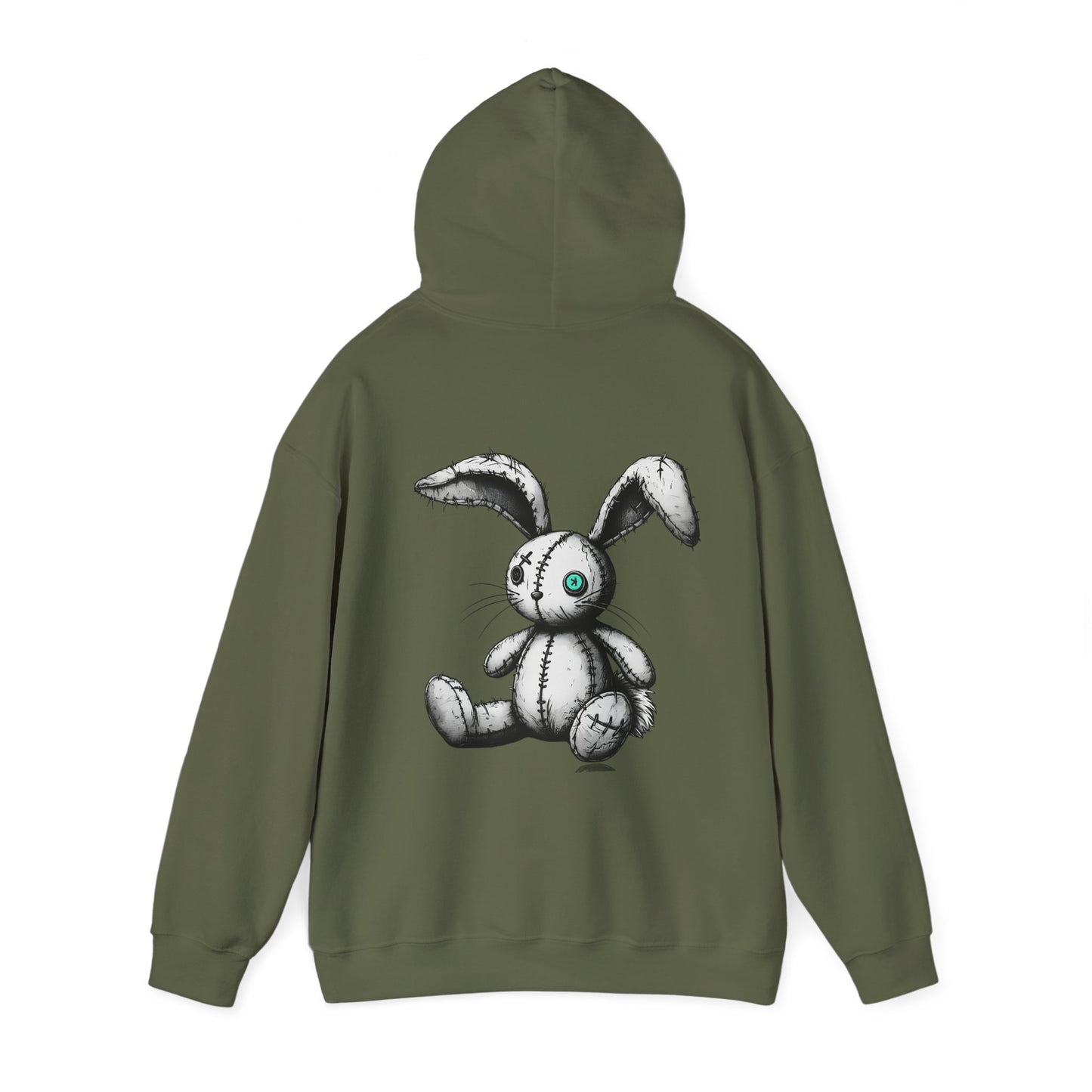 Kaspa Vintage Stuffed Bunny - Unisex Heavy Blend Pullover Hoodie