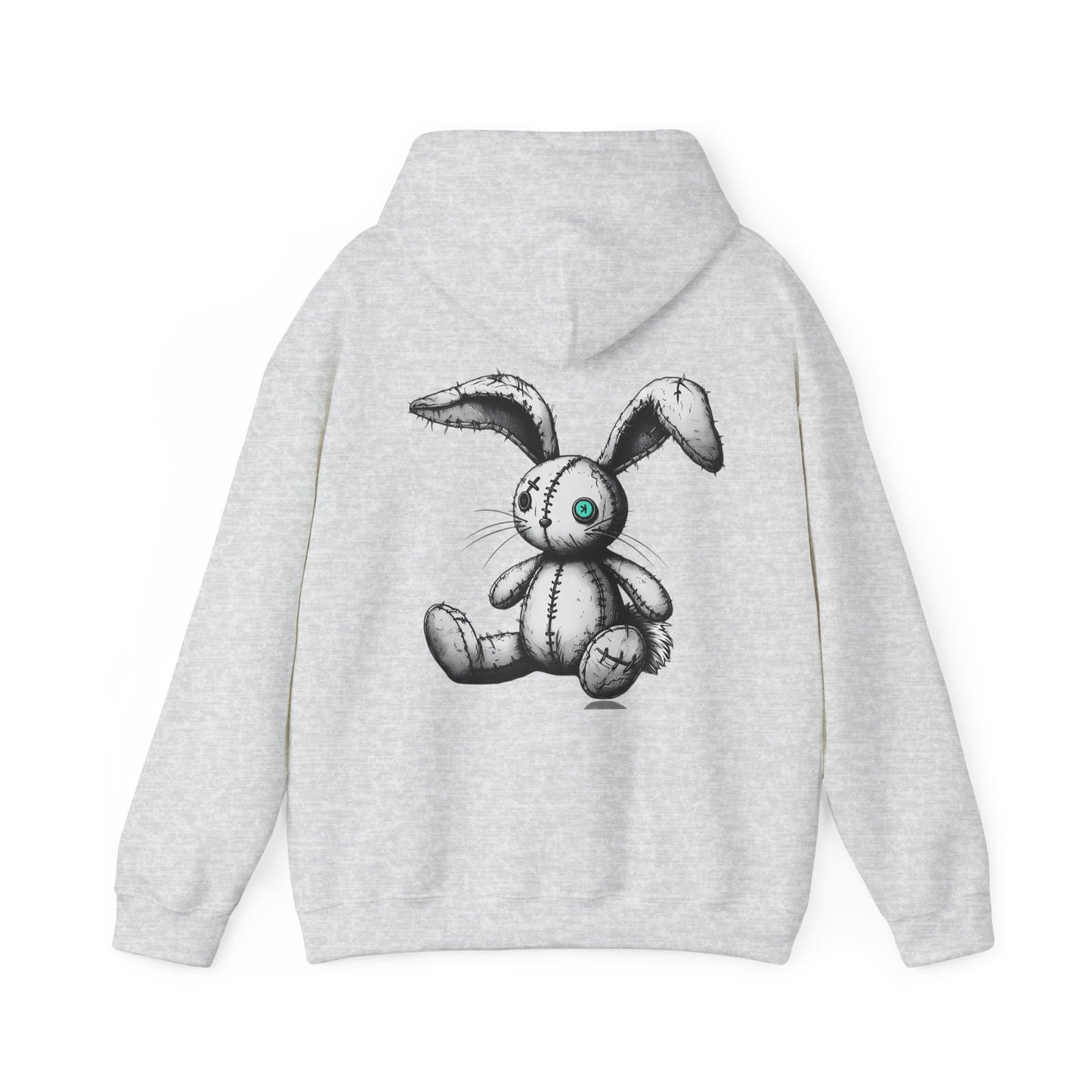 Kaspa Vintage Stuffed Bunny - Unisex Heavy Blend Pullover Hoodie