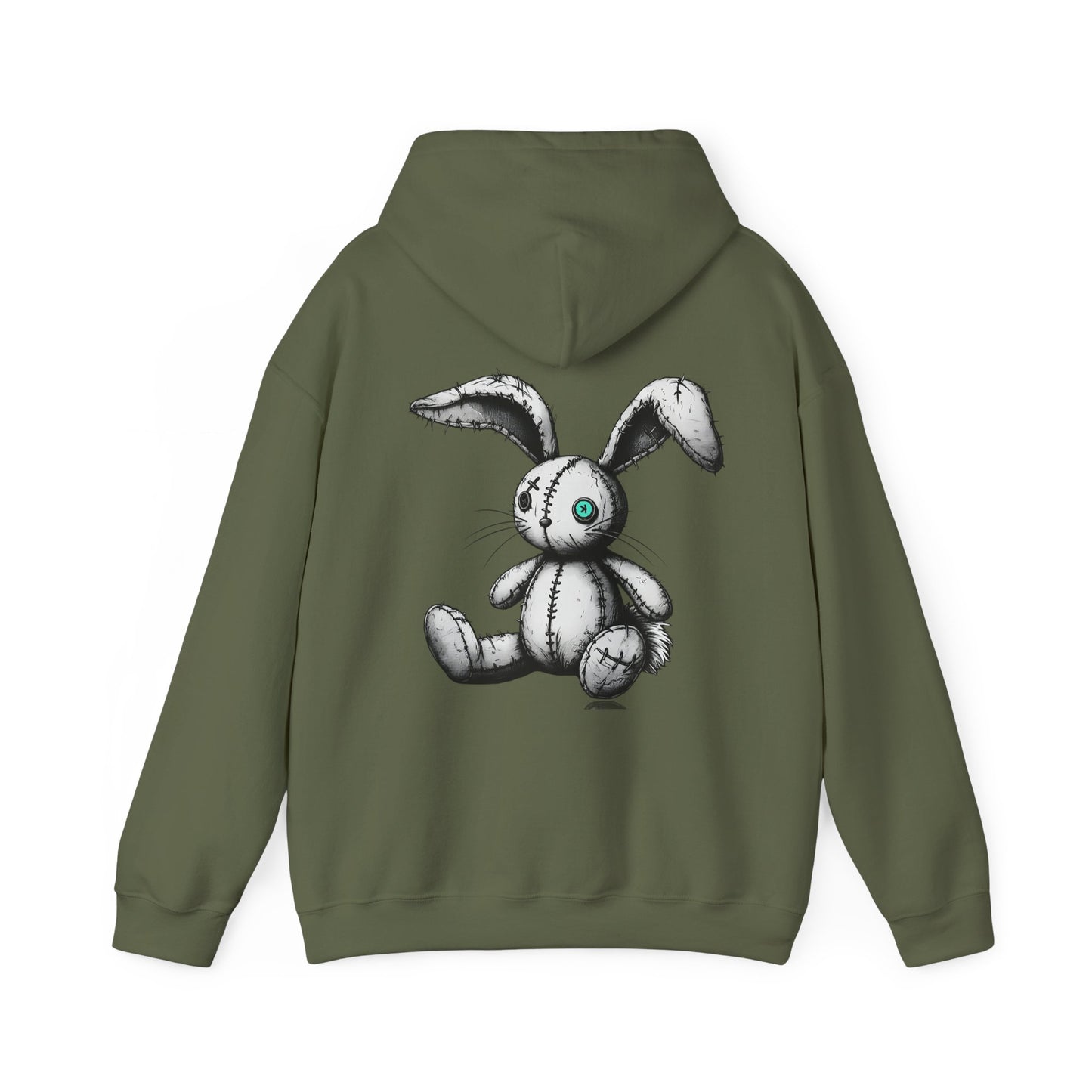 Kaspa Vintage Stuffed Bunny - Unisex Heavy Blend Pullover Hoodie