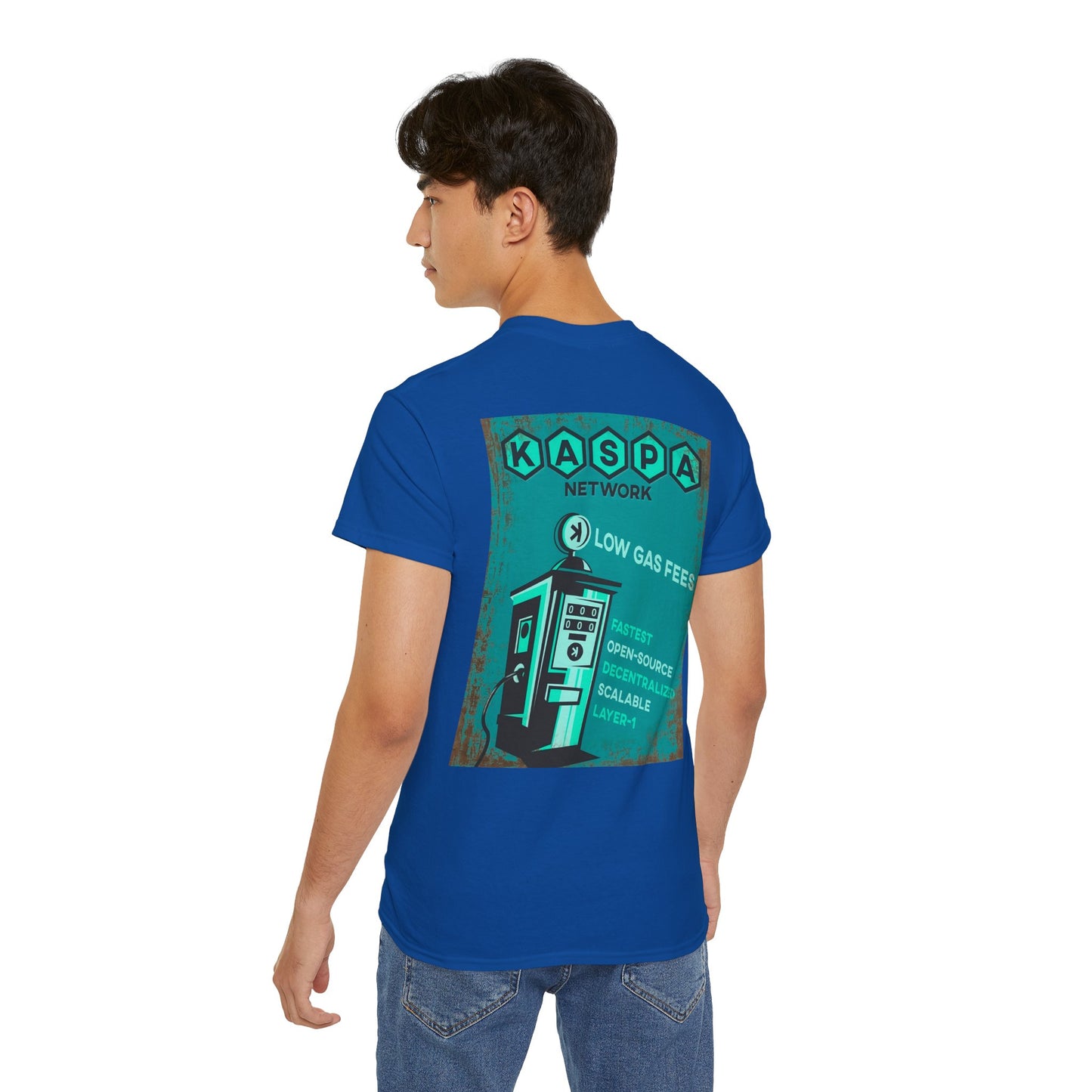 Kaspa Gas Fees Backside Heavyweight Soft Tee