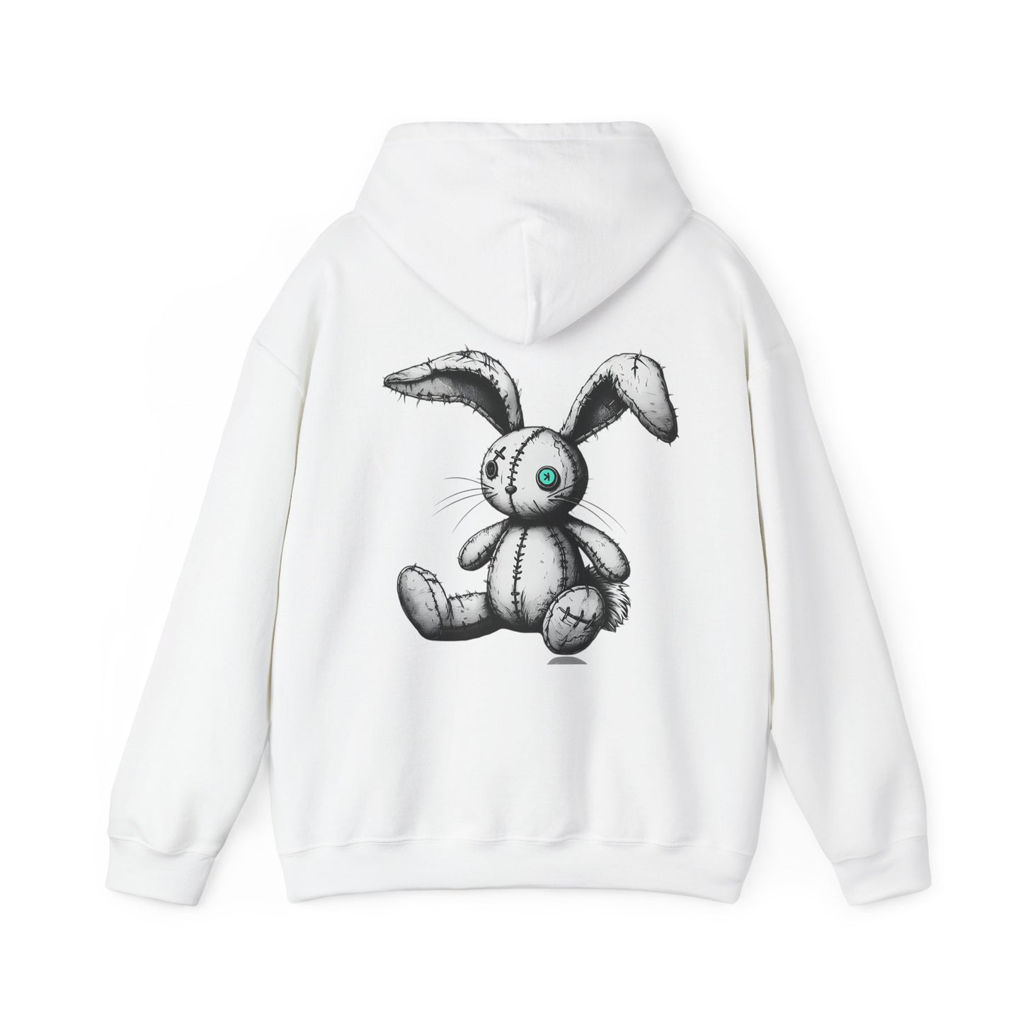 Kaspa Vintage Stuffed Bunny - Unisex Heavy Blend Pullover Hoodie