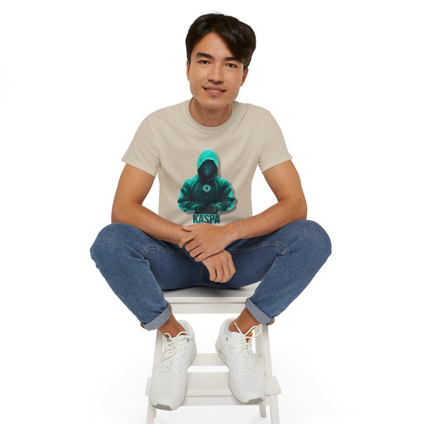 Kaspa Hooded Figure Heavyweight Soft Tee