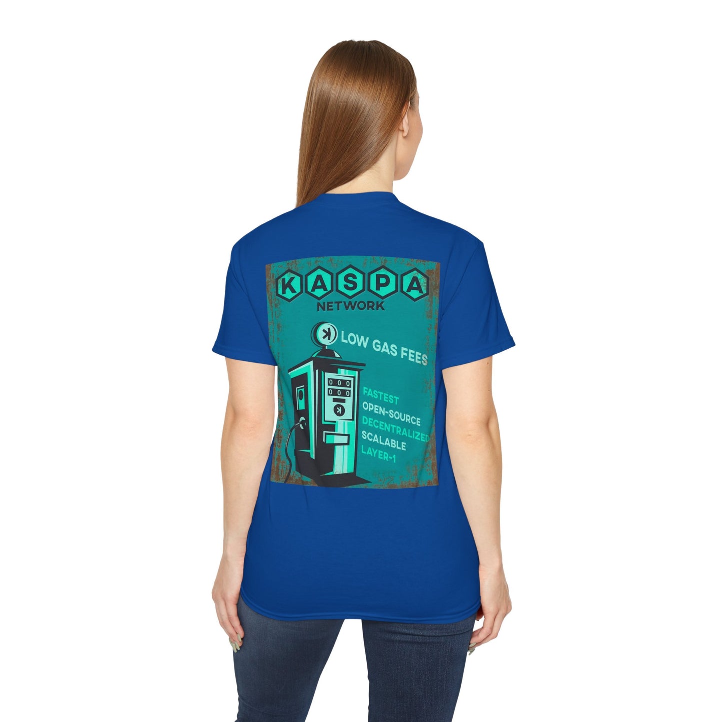 Kaspa Gas Fees Backside Heavyweight Soft Tee