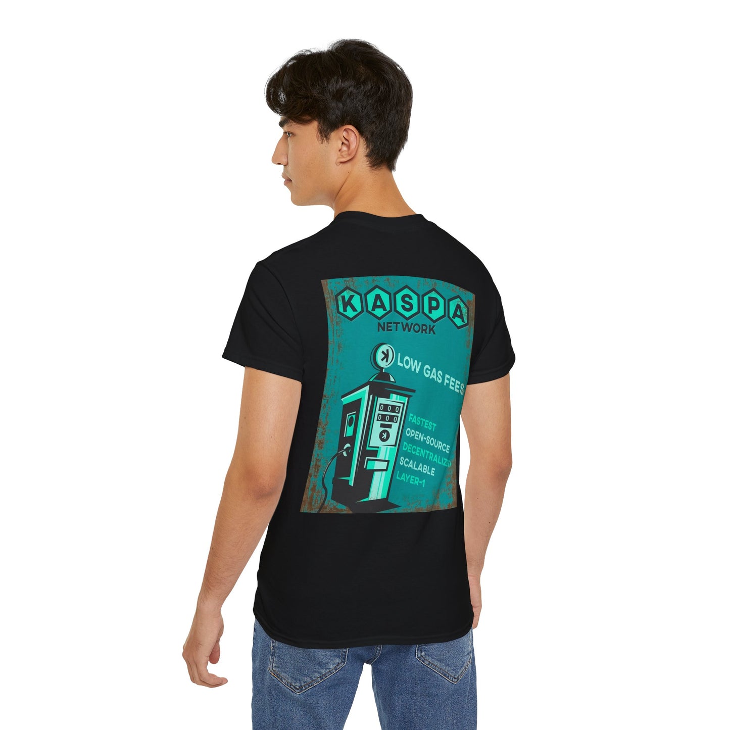 Kaspa Gas Fees Backside Heavyweight Soft Tee