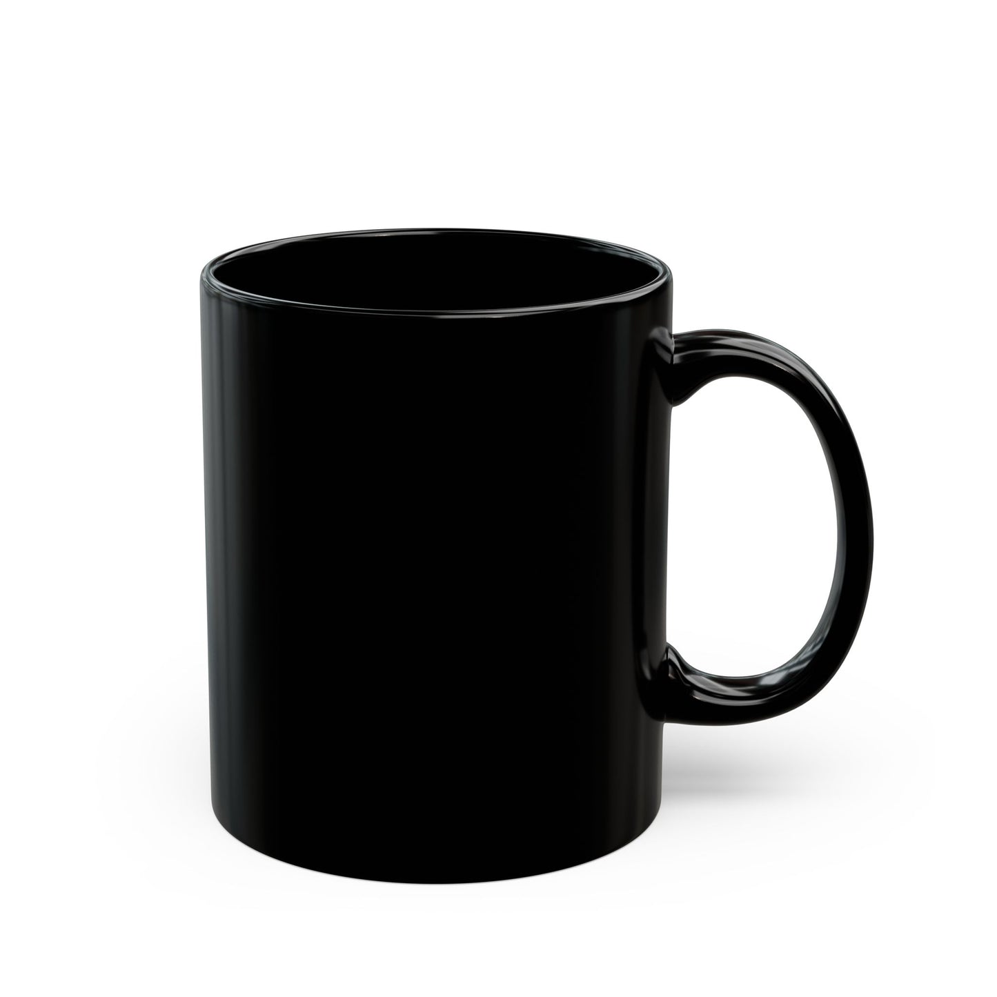 Kaspa Logo Black Mug (11oz, 15oz)