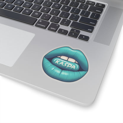 Kaspa Lips Stickers