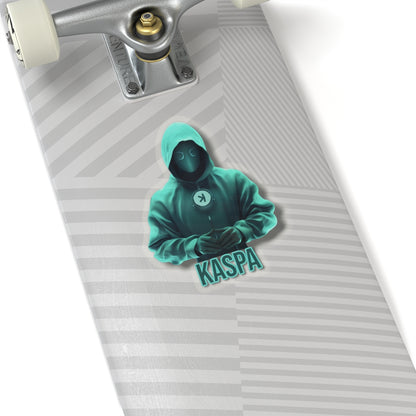 Kaspa Hooded Figure Sticker