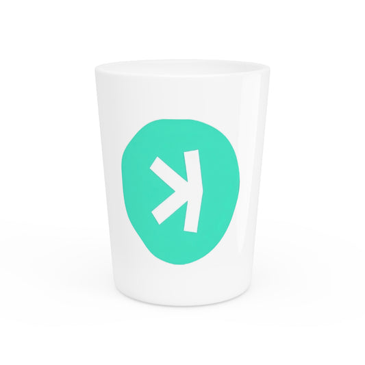 Kaspa Logo Shot Glass