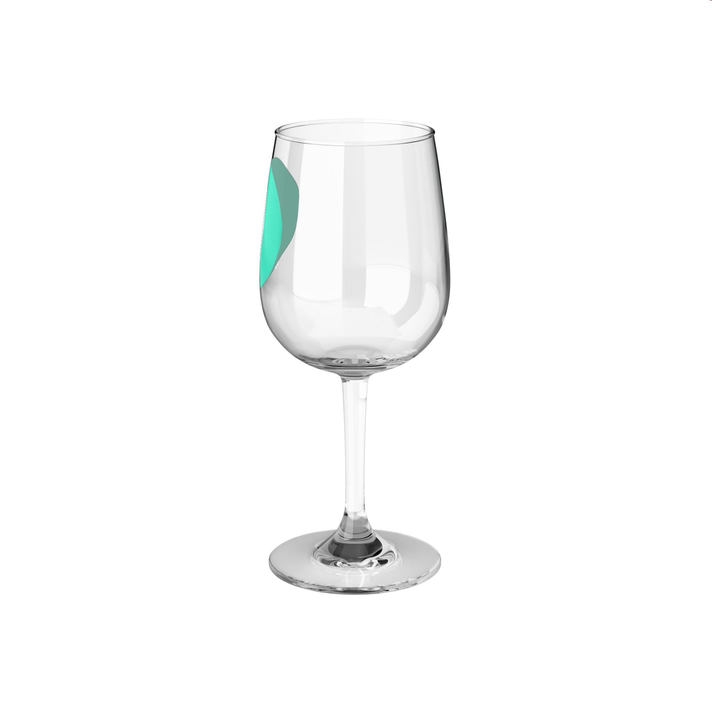 Kaspa Logo Wine Glass, 12oz