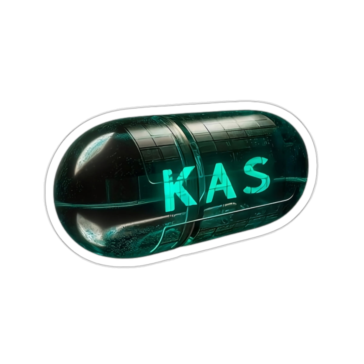 Kaspa Pill Sticker