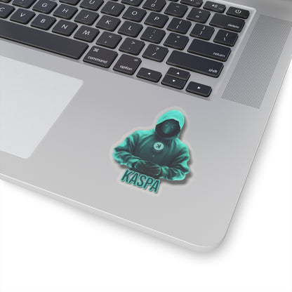 Kaspa Hooded Figure Sticker