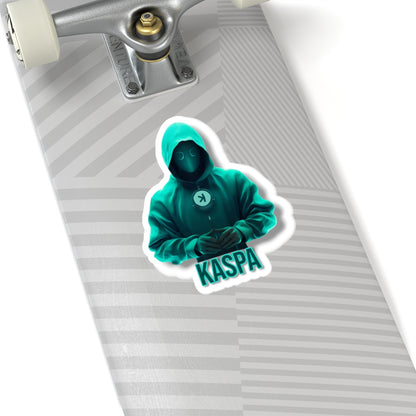 Kaspa Hooded Figure Sticker